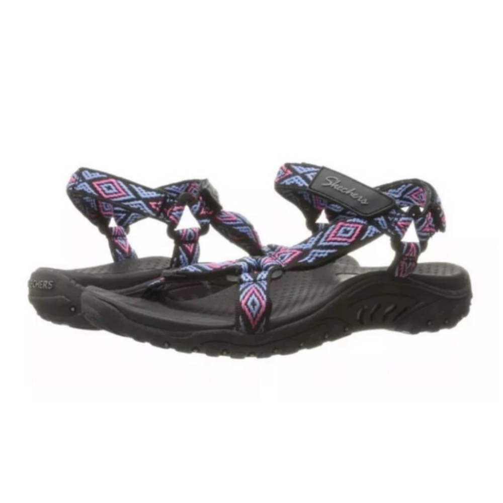 Skechers 8M Reggae Decked Out Flat Sandals shoes
